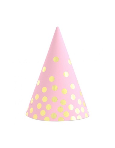 Cappellino cono rosa «Gold Dots» –...