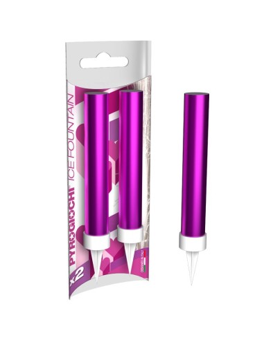 Candela flumbe metallizzata fuxia -...