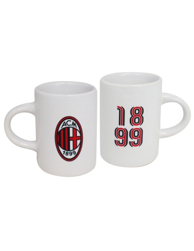 Set 2 tazzine da caffè ceramica AC Milan