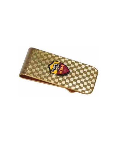 Fermasoldi clip in metallo logo AS Roma