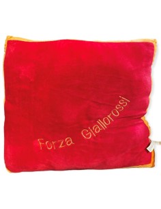 Cuscino vellutato rosso con...