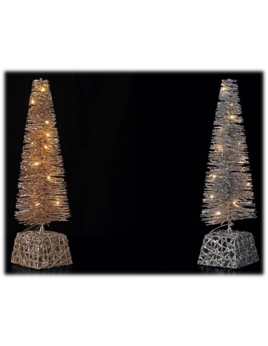 Albero di Natale ferro e rattan con...