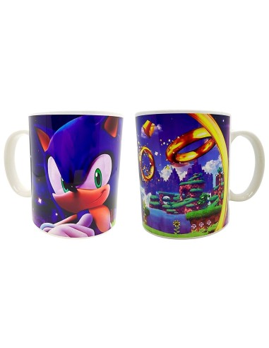 Tazza mug ceramica Sonic anelli