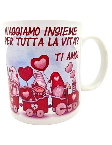 Tazza mug ceramica "Viaggiamo insieme...