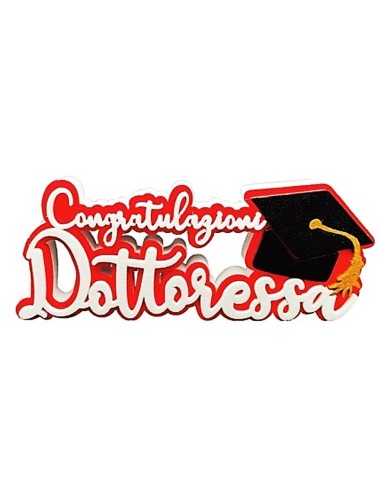Scritta polistirolo "Congratulazioni...