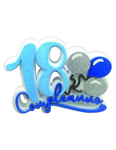 Scritta polistirolo "18 anni...