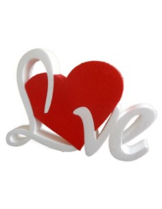 Scritta polistirolo "Love"...