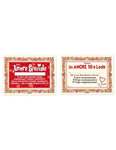 Diploma "Amore" Cm. 31x23 -...