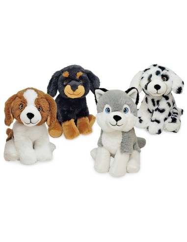 Peluche soft cani seduti Cm. 20 -...
