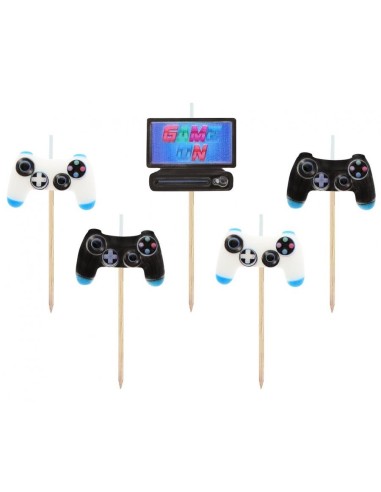 Candeline per torta pick «Game» –...
