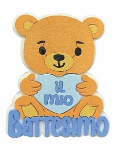 Scritta polistirolo Orsetto...