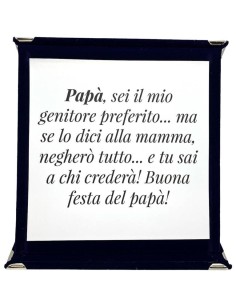 Targa a libretto vellutata...
