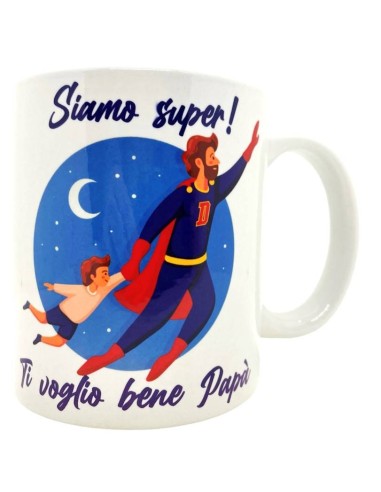 Tazza mug ceramica "Siamo super! Ti...