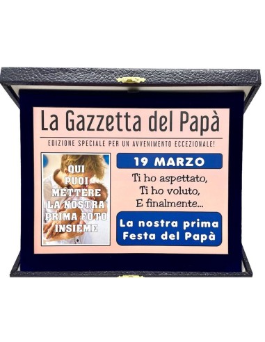 Targa con cofanetto rettangolare Cm....