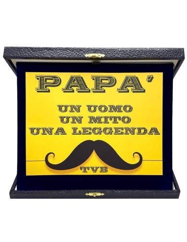 Targa con cofanetto rettangolare Cm....