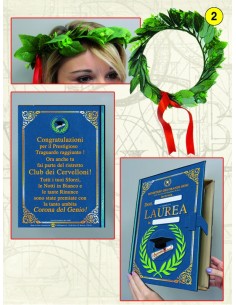 Corona di alloro Laurea in...