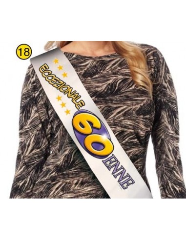 Fascia in tessuto "Eccezionale 60enne"