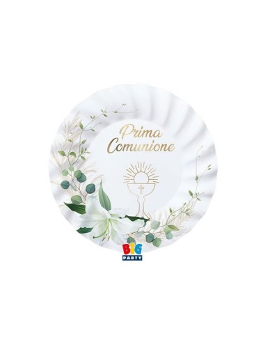 Piatti carta Cm. 20 - Prima Comunione...