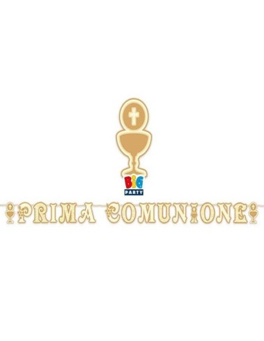 Festone kit scritta maxi Prima...