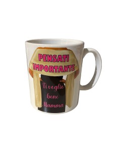 Tazza mug ceramica "Pensati...