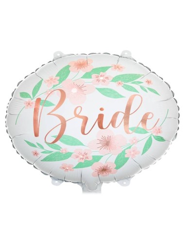 Palloncino mylar Cm. 45 - Flower Bride