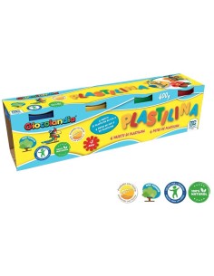 Set 4 vasetti plastilina da...
