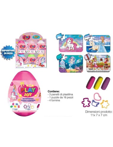 Uovo sorpresa con plastilina e puzzle...