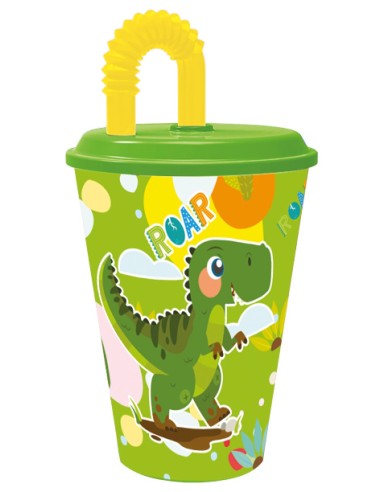 Bicchiere sport con cannuccia 430 ML...