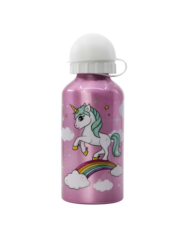 Borraccia alluminio 400 ML - Unicorno