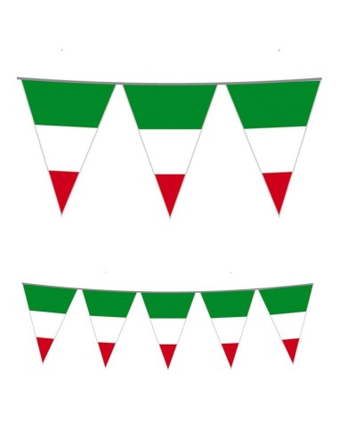 Festone bandierine pvc Mt. 10 - Italia