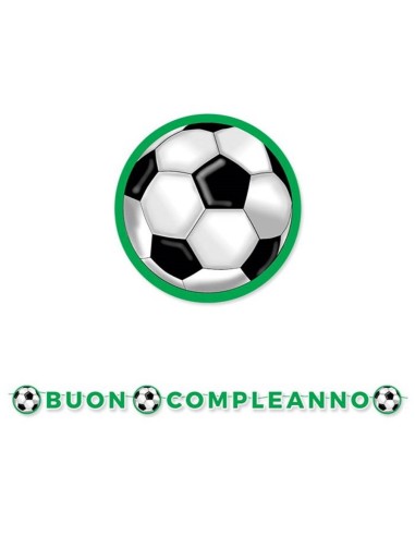 Festone kit scritta maxi calcio Cm....
