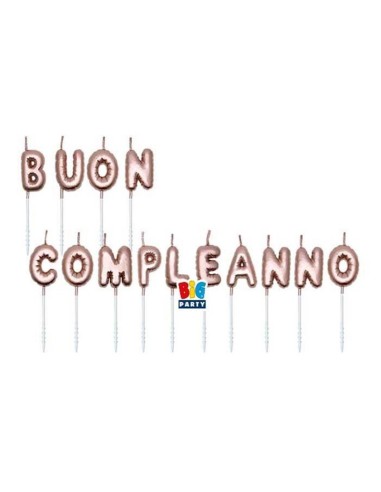 Candeline per torta Buon Compleanno...