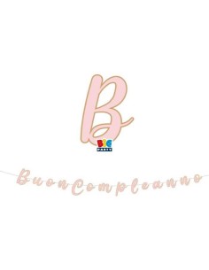 Festone scritta Italic Buon...
