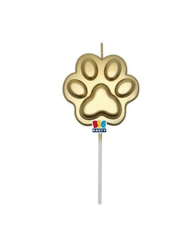 Candelina per torta Pick Pets Gold...