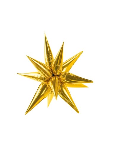 Palloncino mylar Stella 3D Cm. 70 - Gold