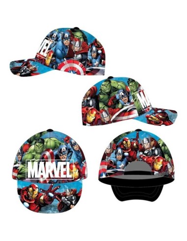 Cappello con visiera full print Avengers