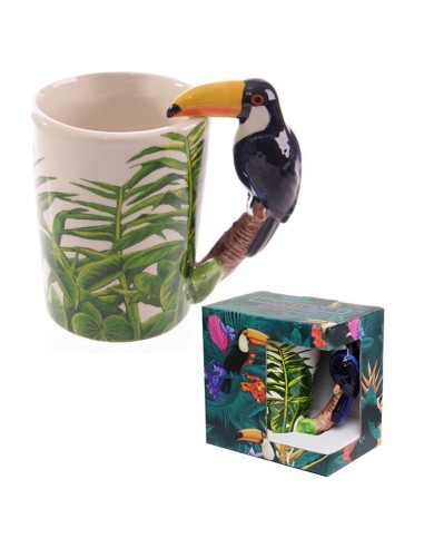 Tazza mug ceramica con manico 3D -...