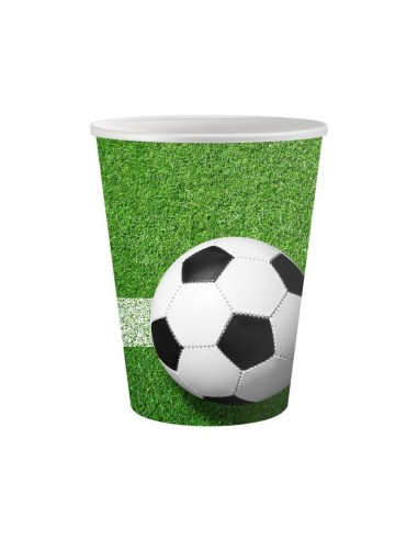 Bicchieri carta "Soccer" - Blister 6...