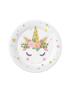 Piatto carta Unicorno Cm....