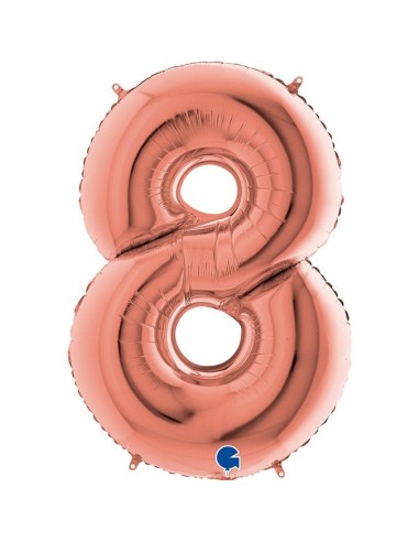 Palloncino Mylar Supershape Rosa Gold...