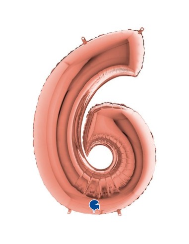 Palloncino Mylar Supershape Rosa Gold...