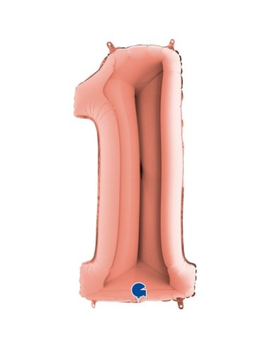 Palloncino Mylar Supershape Rosa Gold...
