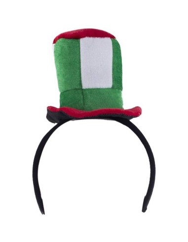 Cerchietto con cappellino tricolore...