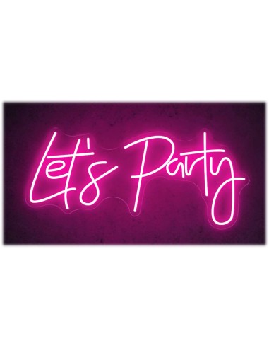 Scritta luminosa Neon Light "Let's...