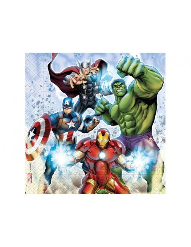 Tovaglioli carta cm. 33x33 Avengers -...