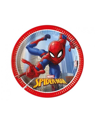 Piatti carta eco Spiderman Crime...