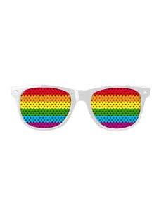 Occhiali party Arcobaleno