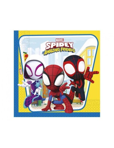 Tovaglioli carta Cm. 33x33 Spidey -...