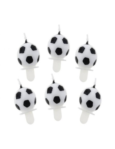 Candeline per torta pallone calcio...