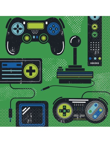 Tovaglioli carta Cm. 33x33 - Gamer...